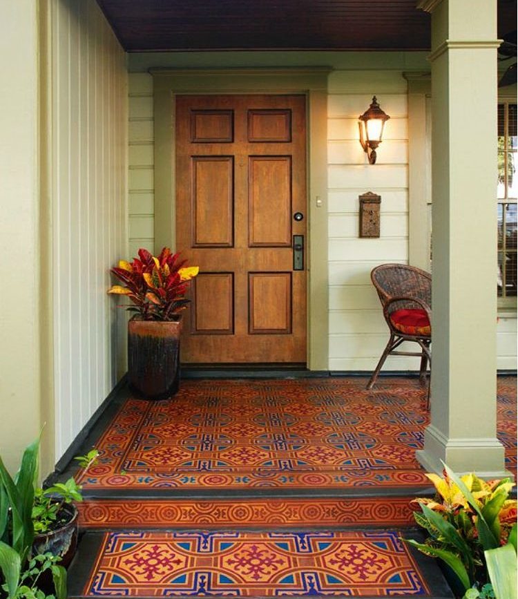 Aesthetically Painted Floor