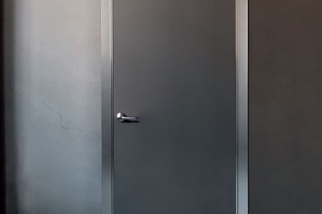 Aluminum Bathroom Door