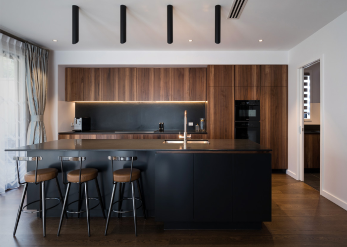 Black and Walnut