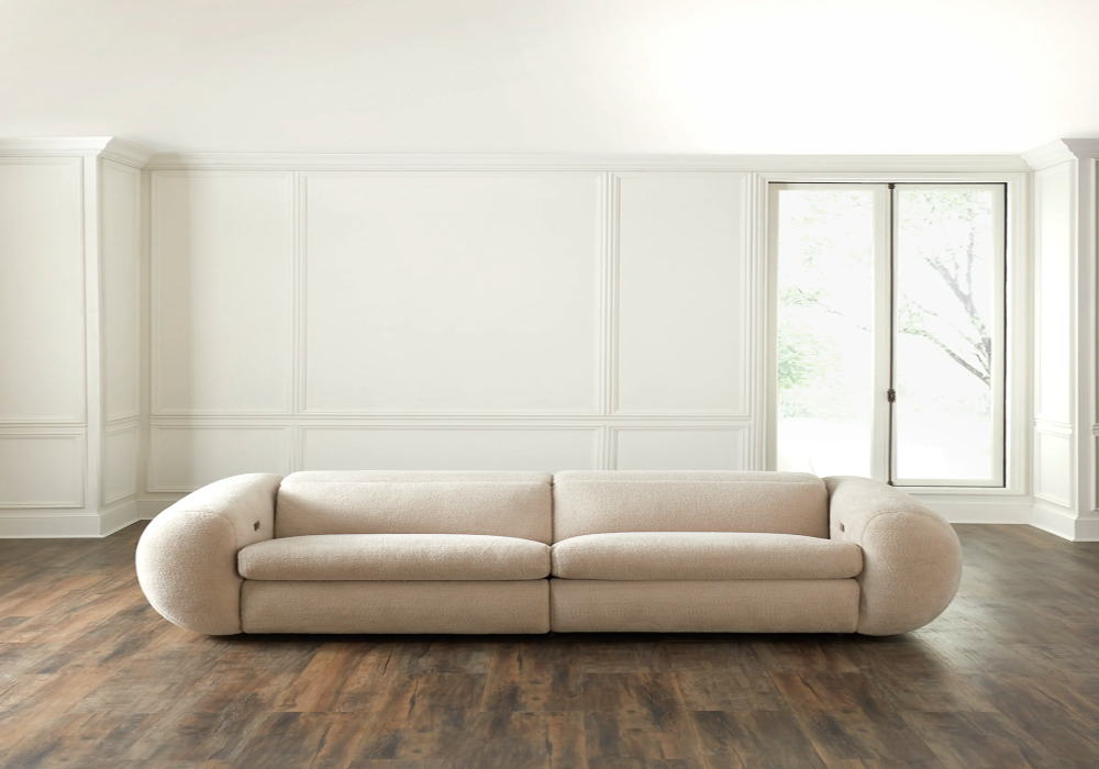 Explore a Plush Sofa Set with Intriguing Recliners