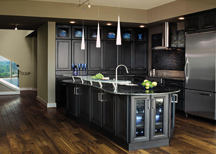 Mixed Textures of Black and Grey