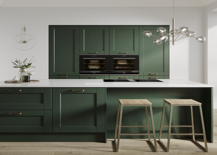 Olive Green and Black