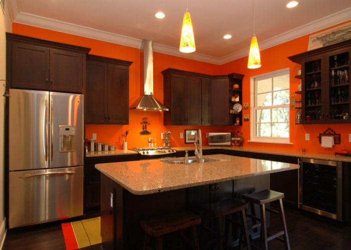 Orange and Black