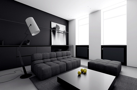Pair with Black Walls
