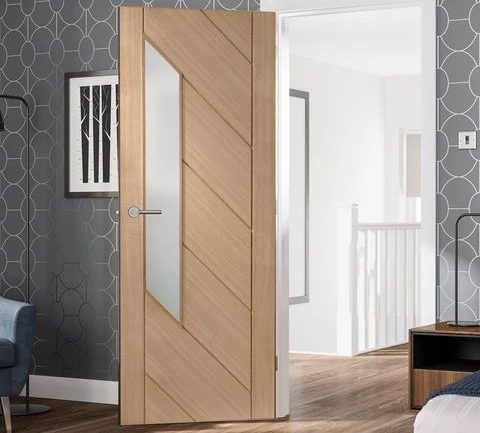 Recessed Bathroom Door