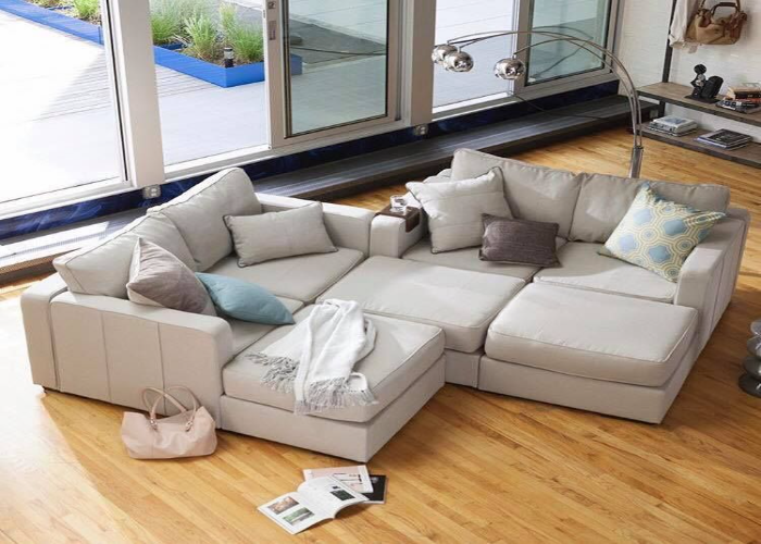 Sactional Pit Couch