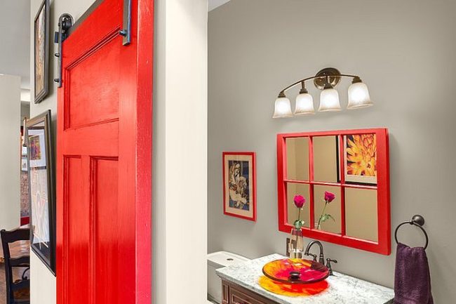 Sliding Bathroom Door
