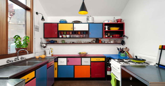 The Burst of Color with Black