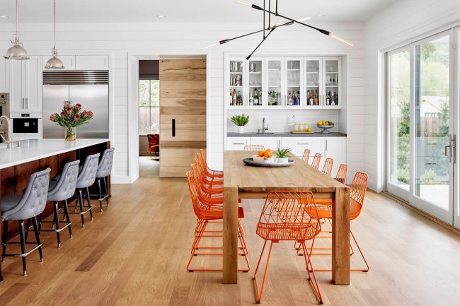 The Kitchen with Dining Area