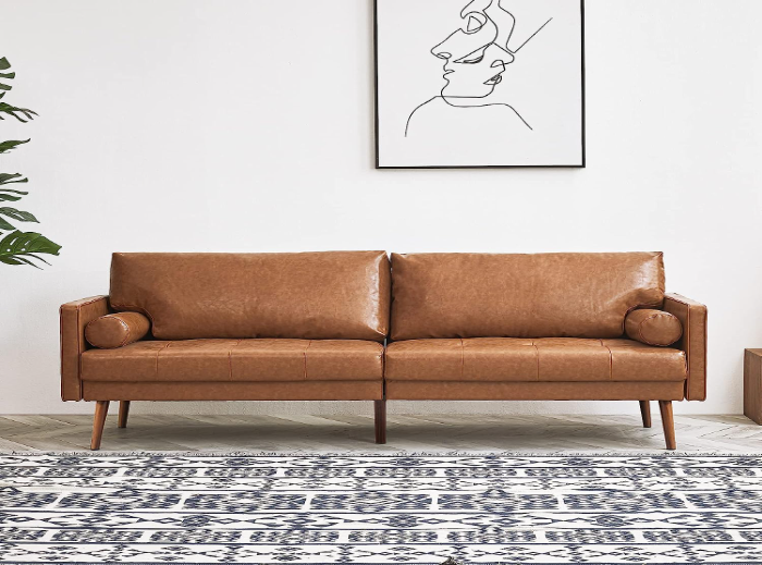 Vonando Faux Leather Sofa Couch