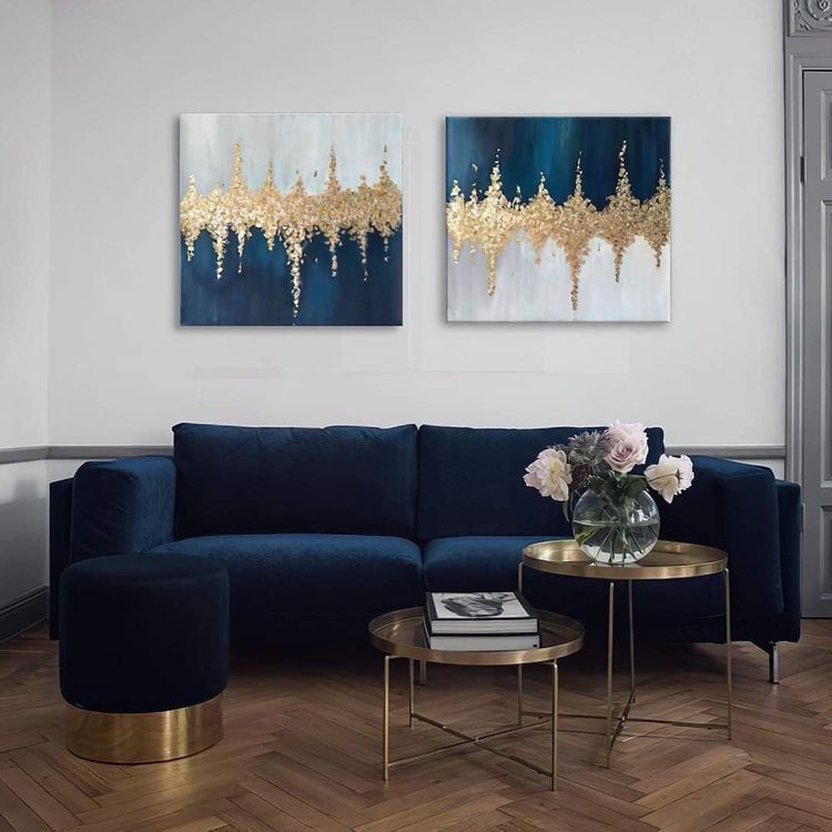 Ways to Style Blue Couch Living Room Ideas