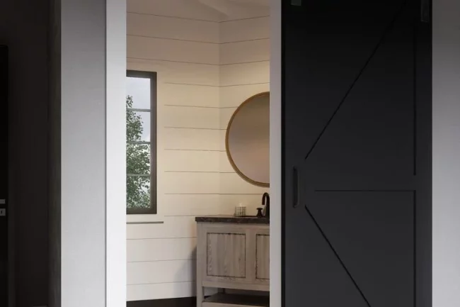 Wide Doorway and Bathroom Doors