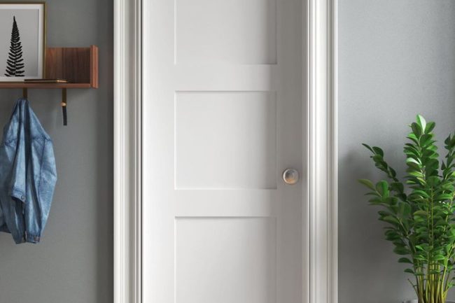 Wooden Bathroom Door